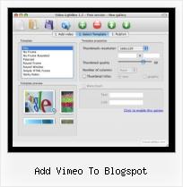 HTML Video Parameters add vimeo to blogspot