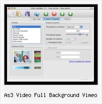 Embed Youtube Video in Forum as3 video full background vimeo
