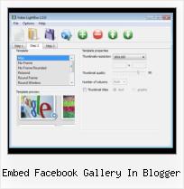 How to Put Video in HTML embed facebook gallery in blogger