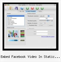 Embed Youtube Video Iweb embed facebook video in static fbml