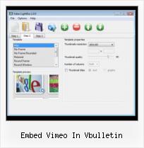 Play Videos in Lightbox embed vimeo in vbulletin