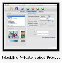 Thickbox Video Wordpress embedding private videos from vimeo