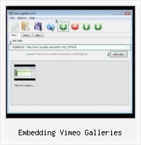 HTML Video Jukebox embedding vimeo galleries