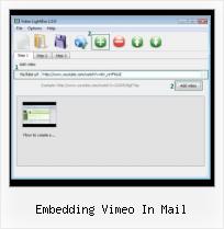 HTML Video Of Empyrium embedding vimeo in mail