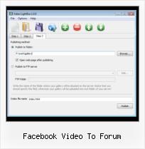 Embed Youtube Video Email facebook video to forum