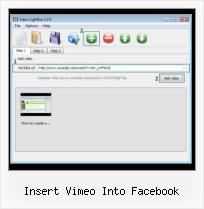 Embedding Flash In Facebook Stream insert vimeo into facebook