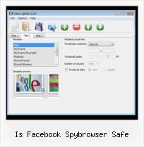 Insert Vimeo in Email is facebook spybrowser safe