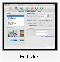 SWFobject Quicktime phpbb vimeo