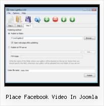 Inserting Vimeo In Blogger place facebook video in joomla