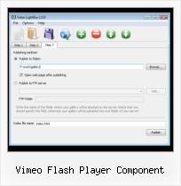 How to Embed A FLV File vimeo flash player component