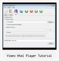 SWFobject Ie8 vimeo html player tutorial