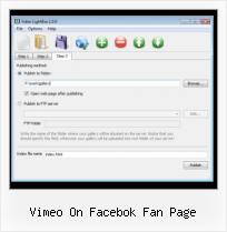 SWFobject Online Generator vimeo on facebok fan page