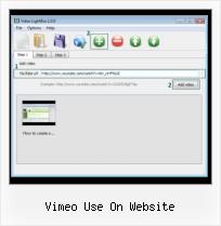 FLV HTML vimeo use on website