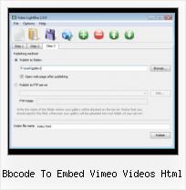 Video jQuery bbcode to embed vimeo videos html