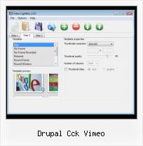 HTML Video Display drupal cck vimeo