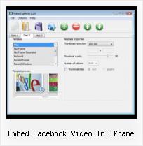 Flash Video in Lightbox embed facebook video in iframe