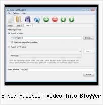 Put on Matcafe embed facebook video into blogger