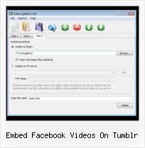 Embed FLV Video Website embed facebook videos on tumblr