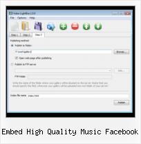 Drupal Embed FLV embed high quality music facebook