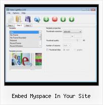 Embed Youtube Video in Email embed myspace in your site