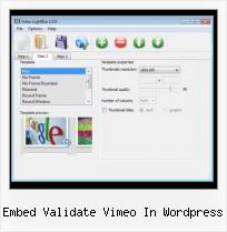 Vimeo Ipad Embed embed validate vimeo in wordpress