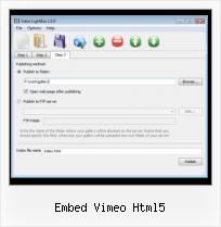 Put Vimeo in Email embed vimeo html5