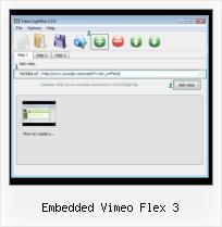 Visuallightbox Video embedded vimeo flex 3