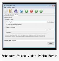 HTML5 Video Javascript Api embedded vimeo video phpbb forum