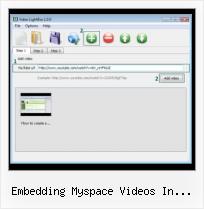 Add Myspace Video to Blogger embedding myspace videos in wordpress