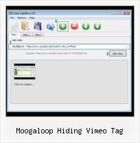 Embedded Video HTML moogaloop hiding vimeo tag