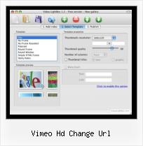 Object Embed FLV vimeo hd change url