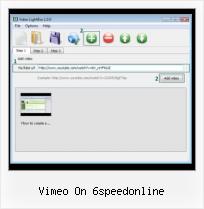 Add Myspace Video to Forum vimeo on 6speedonline