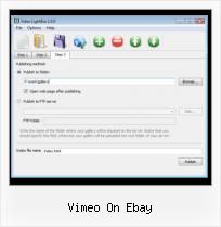 Add Youtube Video to Blogger vimeo on ebay